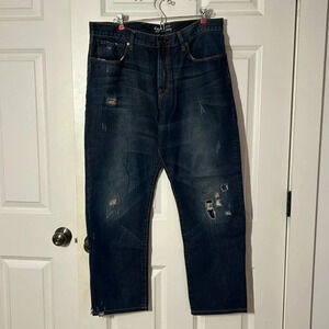 Gap straight fit coupe droite jeans size  36/32 dark wash